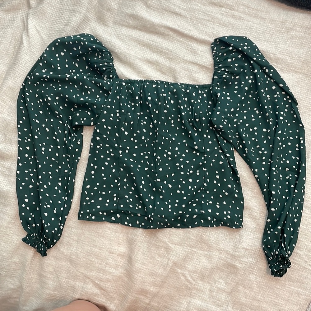 Abercrombie & Fitch Longsleeve Square-neck Top Size M